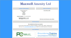 Desktop Screenshot of maxwellamenity.co.uk
